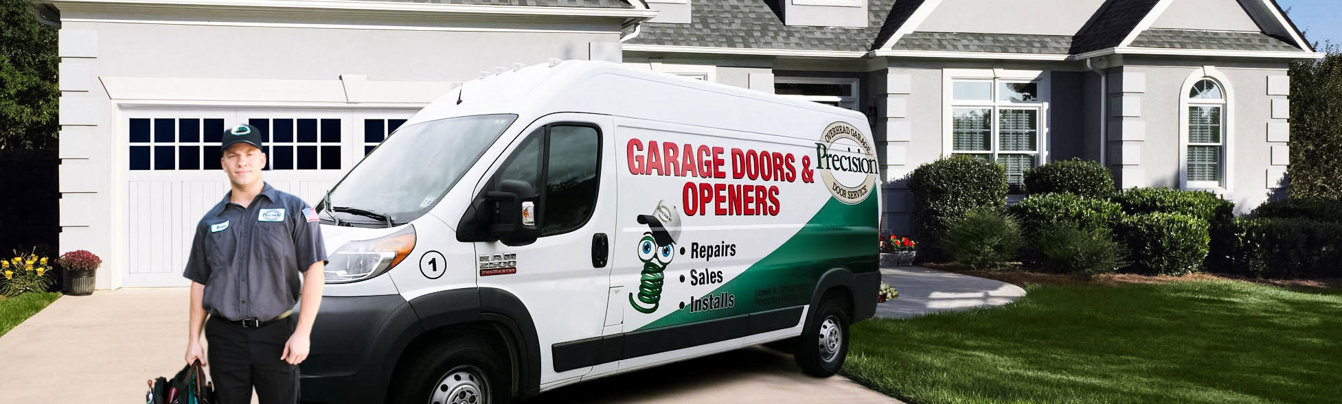 Precision Garage Door Westchester County Ny Repair New Home Page Hero Image